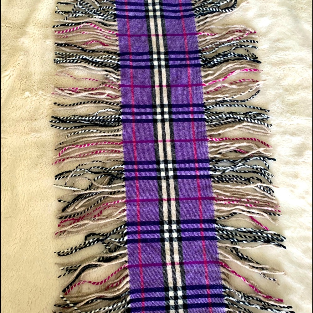REAL BURBERRY CASHMERE SCARF